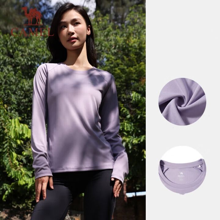 Womens Quick Drying Active Athletic Shirts Loose Fit Blouse For
