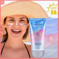 2 pcs 60 mlSPF 50 + ครีมกันแดดผิวขาว และ UV ทนต่อรังสี UV