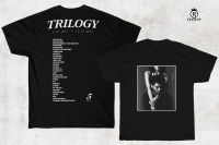 2022 เสื้อกีฬา THE WEEKND TRILOGY เสื้อกันหนาวไตรภาค เสื้อวันหยุด รายการเพลงไตรภาค สุดสัปดาห์ อัลบั้มไตรภาค เสื้ออาร์ต ทีหลังและด้านหลัง