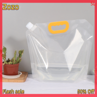 Zozo ✨Ready Stock✨ 1.5/2.5/5L Stand-up SAFETY drink บรรจุภัณฑ์กระเป๋าเบียร์ JUICE Milk Liquid BAG