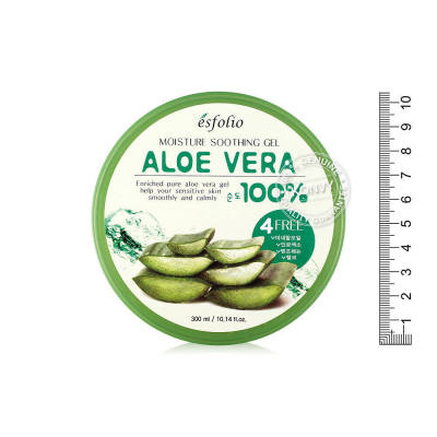 Esfolio Moisture Soothing Gel Aloe Vera 300ml. ส่งฟรี