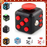 BUSH สำนักงาน Magic Cube บรรเทาความวิตกกังวล แบบพกพา Fidget Cube ของเล่นต่อต้านความเครียด ลูกเต๋าบีบอัด ออทิสติก