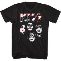 1974 KISS เสื้อยืดผ้าฝ้ายแขนสั้น