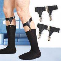 【YF】ஐ✾✠  2pcs Mens Garters Adjustable Elastic Suspenders Braces Holders Non-slip Duck-Mouth Hold Up