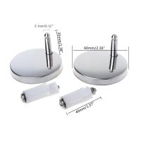 （Duoduo store) 2Pcs Top Fix WC Toilet for SEAT Hinges Fittings Quick Release Cover Hinge Screw