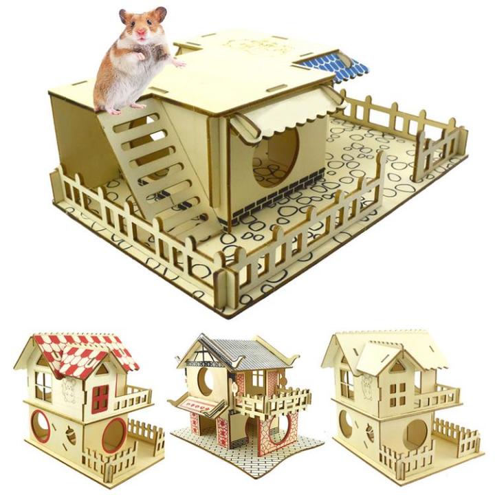 pet-bed-hamster-house-hideout-hut-double-storey-pet-stairs-tunnel-toy-playground-for-small-pet