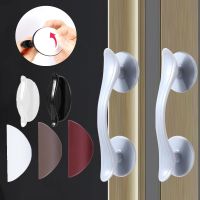 2PCS Modern Minimalist Door Handle Self Adhesive Wardrobe Pulls Window Cabinet Drawer Knob Shower Handle Furniture Decoration