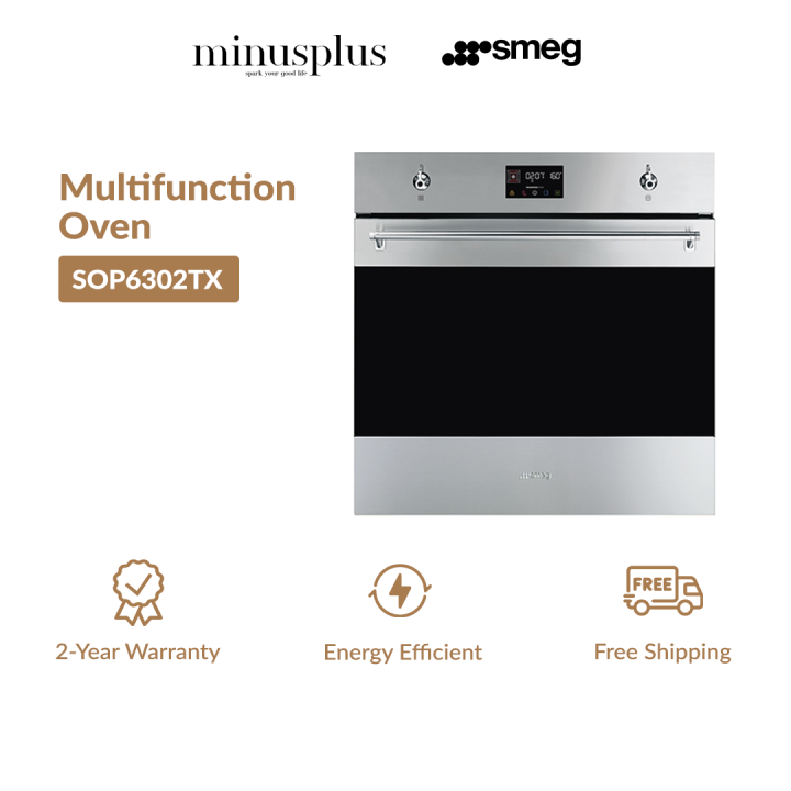 Smeg Classic Series Fingerproof Electric Thermoventilated Oven 60cm 68 ...