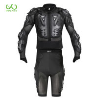 WOSAWE Motocross Armor Jacket Back Guard ce Ski Snowboard Off-Road MTB Motorcycle Elbow Knee Protection Protective Gear