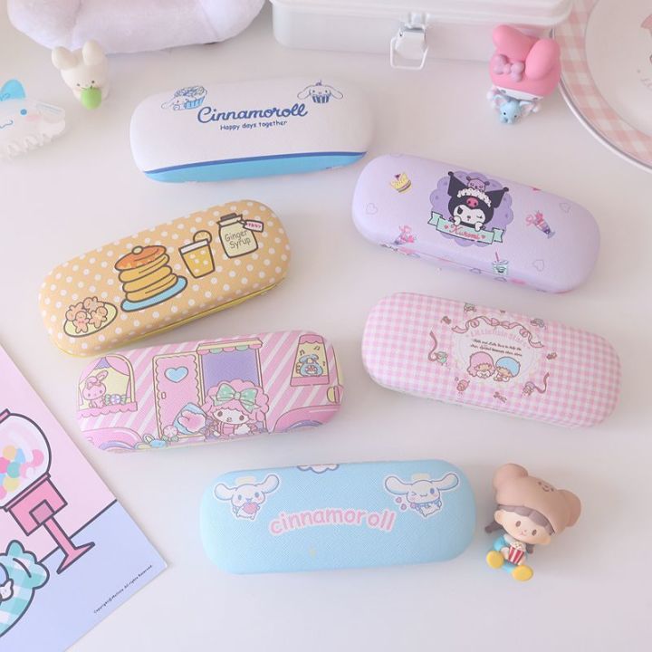 1Pcs Sanrio Kawaii Hello Kitty Glasses Case Kuromi Cinnamoroll My ...