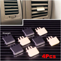 4Pcs สำหรับ Toyota Corolla 2004 - 2008 2009 2010 Car Center Dash Ac Vent Louvre Blade Slice เครื่องปรับอากาศ Leaf ปรับคลิป