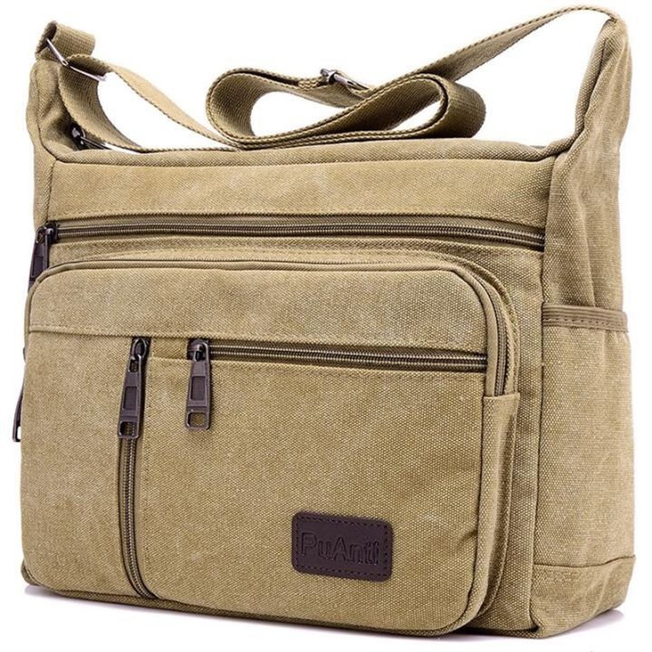 Canvas Shoulder Bag MF 394A (Teal) – Davan Designs