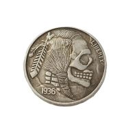 Hobo เหรียญนิกเกิลควายเหรียญเหรียญที่ระลึกโบราณงานฝีมือของตกแต่งบ้านโต๊ะ Ornament337
