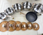Bộ Nồi ANGELBERG Đức 6 Món - Bộ Nồi ANGELBERG 6 Món Có Tốt Không