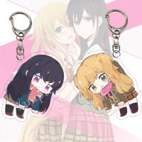 1pc GL Anime Citrus Acrylic Keychain Aihara Yuzu Aihara Mei Q Version Figures Pendant Key Chain Ring Bag Charm Accessories 6cm