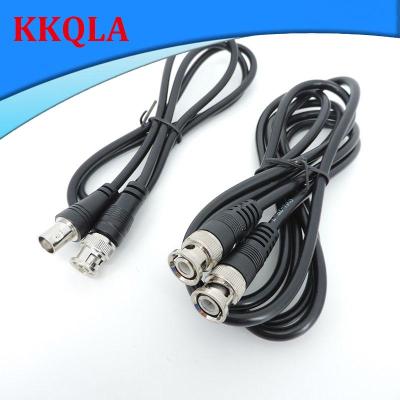 QKKQLA 0.5M 1m 2m 3meter BNC Male to Male female Adapter dual head Cable video Connector extension Pigtail Wire For tv CCTV Camera a1