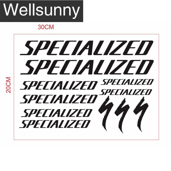 Specialized Bicycle frame cutting sticker | Lazada PH