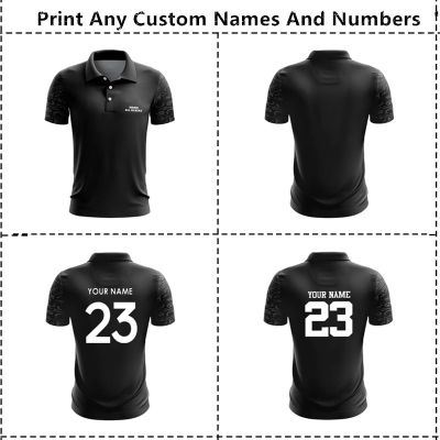 Polo New （Print Blacks Number）Top Quality Name Maori All Zealand Size:S-5XL Custom Jersey Shirt Rugby [hot]2023