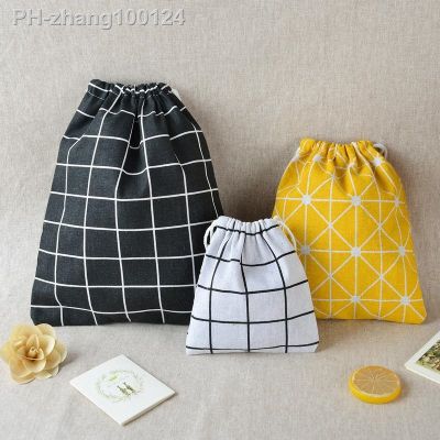 MICCK Portable Drawstring Bags Cotton Handbag Storage Bags Travel Clothing Shoes Storage Sundries Organization Clothes Bag