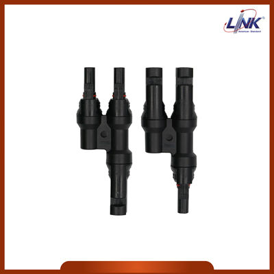 (LINK) MC4 Y-Branch , 2 to 1 CONNECTOR (Pair) 1500 V , TUV StandardSKU : CB-1004