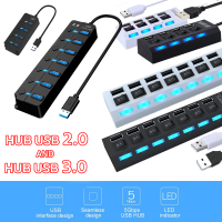 ✅ถูกที่สุด✅ตัวเพิ่มช่อง USB  HUB USB คุณภาพสูง 2.0 และ 3.0