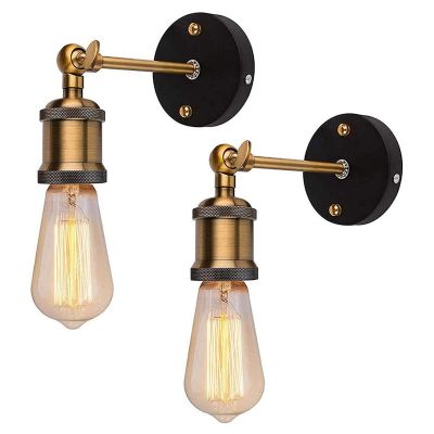 Industrial Vintage Wall Light Adjustable Wall Lamp e27 Socket Wall Sconce Indoor Lighting for Office Loft Cafe Bar Corridor