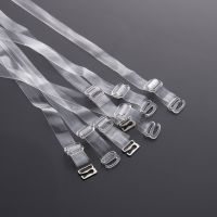 5Pairs=10Pcs Metal Buckle Bra Straps Belt Womens Elastic Transparent Silicone Bra Straps Adjustable Intimates Accessories