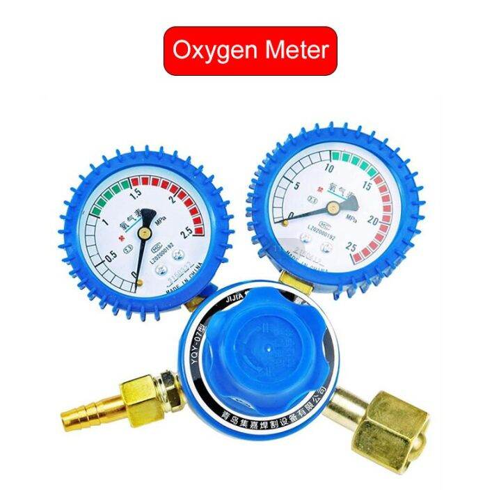 Oxygen/Propane/Acetylene Pressure Reducer Shockproof Flow Meter Gas ...