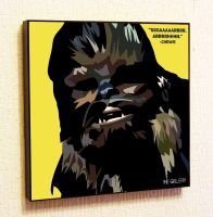 Chewie Star-Wars ซูเปอร์ฮีโร่คำพูดสร้างแรงบันดาลใจสติกเกอร์ติดผนังป๊อปของขวัญศิลปะแนวตั้งกรอบภาพวาดที่มีชื่อเสียงบนอะคริลิคโปสเตอร์ผ้าใบพิมพ์ A