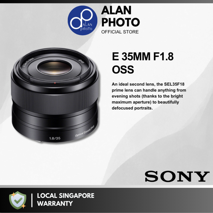 Sony E 35mm F1.8 OSS Lens For Sony A6400/A6500/A6600/ZV-E10