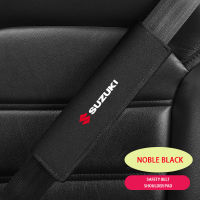 Car Styling Seat Belt Cover Suede Seatbelt Shoulder Strap Protector Pads For Suzuki Baleno Swift Alto car Accessories Seat Covers