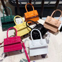 Mini Small Square bag 2021 Fashion New Quality PU Leather Womens Handbag Crocodile pattern Chain Shoulder Messenger Bags