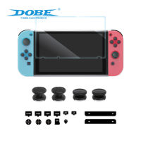 Dobe Ns Switch Set Tempered Film Silica Gel Cap Tpu Protective Cover Silicone Dust Plug