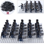 Compatible with LEGO military special police minifigures special forces