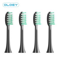 ◐∈۩ 4×Replacement Brush Heads For OLOEY Electric Toothbrush Clean Tooth Brush Heads Sonic Soft Bristle with Caps Sealed Package