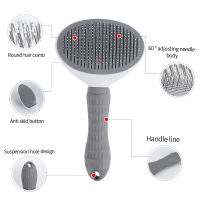 Self Cleaning Slicker Brush Dog Cat Removes Undercoat Tangled Hair Massages Particle Comb Improves Circulation Skin-friendly