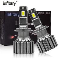 Infitary LED Car Headlights CANBUS 30000LM Bulbs Super Bright Lamps For Track Auto 12V 24V H1 H11 H7 9005 HB3 9006 H4 110W Kit Bulbs  LEDs  HIDs