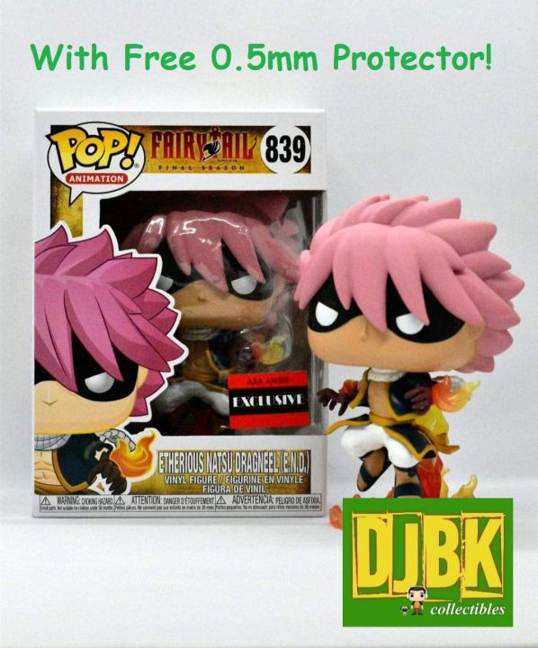 Funko Pop Fairy Tail - Etherious Natsu Dragneel 839 (E.N.D.) - Special  Edition! Exclusive To Aaa Anime! W/ Free 0.5Mm Protector! | Lazada Ph