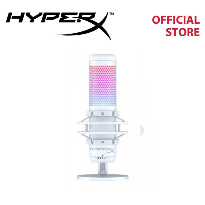 HyperX QuadCast S RGB Microphone - White 