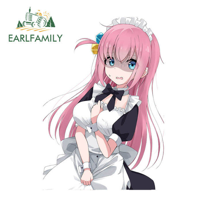 EARLFAMILY 13cm x 9.1cm Gotou Hitori (Bocchi The Rock!) Stickers Laptop ...
