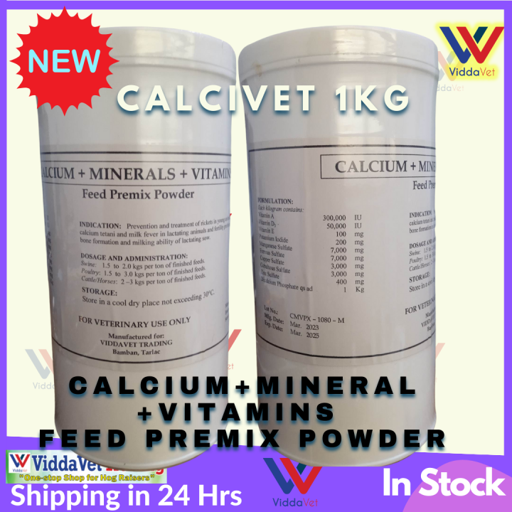 1 kg CAlcivet feed premix powder Calcium+Mineral+vitamins for pigs