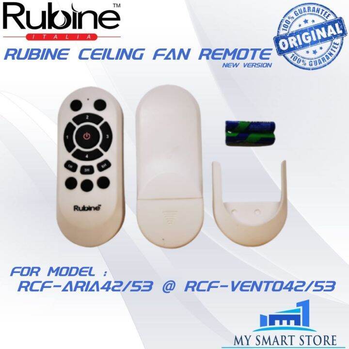 {LAZ}RUBINE CEILING FAN ORIGINAL REMOTE CONTROL FOR /ALTO/ARIA/FORZA