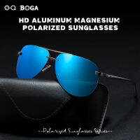 OQ BOGA 7รูปแบบ U Nisex คลาสสิก A Viator แว่นกันแดด P Olarized ผู้ชายผู้หญิงที่มีสีสันครึ่งริมอาทิตย์แว่นตา UV400