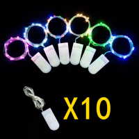 ร้อน10ชิ้นไฟ LED สตริงลวดทองแดงกันน้ำ DIY นางฟ้าวันหยุดไฟงานเลี้ยงวันเกิดงานแต่งงานพวงหรีดคริสต์มาสตกแต่ง