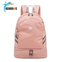 Women Pink Sport Gym Bag Waterproof Fitness Swimming Backpack Yoga Training Bag Shoe Compartment Travel Luggage Bag Sac De Sport