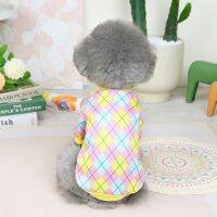 ② เสื้อสุนัขแฟชั่นใหม่เพชรตัดกันน้ำตาลสี Sweety Cat Coat