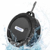 Bluetooth Speakers Waterproof Shower BT5.0 Wireless Loud Clear Sound with Microphones and Suction Cup Secure Hook for Gift