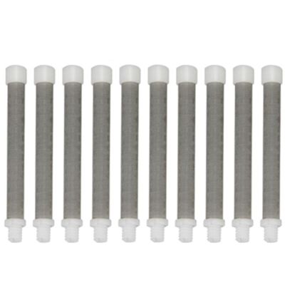 10Pc Airless Filter 60 Mesh Airless Spray Filter 304 Stainless Steel for Wagner Airless Paint Spray Corrosion Resistance