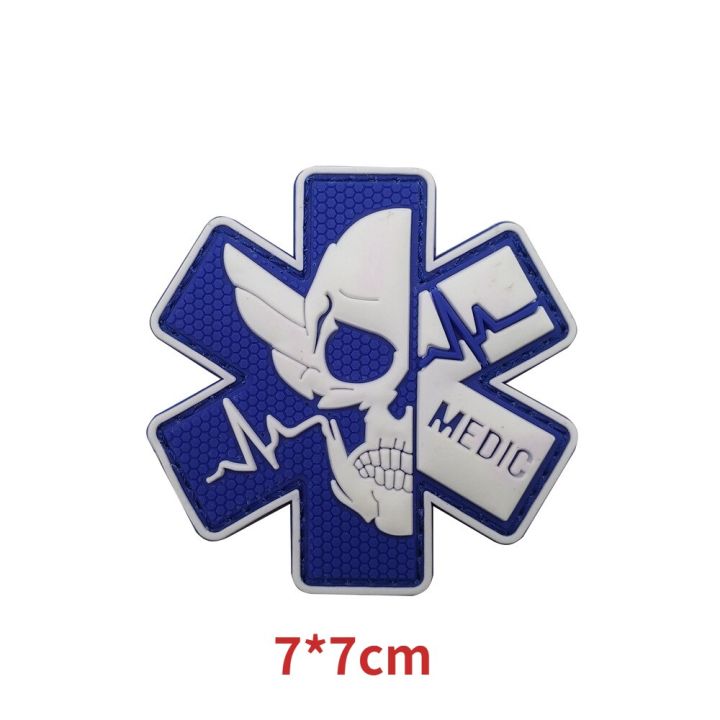 international-rescue-medical-emergency-red-ten-badge-rescue-snake-embroidered-pvc-arm-badge-magic-sticker-badge-clothing-patches-adhesives-tape