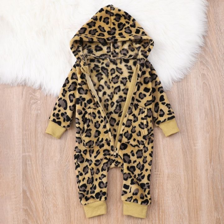 ขายร้อนเด็กทารก-rompers-เสื้อผ้าเด็กเสือดาวพิมพ์แขนยาว-hoodies-เด็ก-jumpsuits-หนาเด็กทารกฤดูหนาวเสื้อผ้า-0-18m